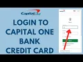 How to Login to Capital One Credit Card Account 2023
