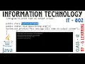Println Function How to print text on output screen in Java Programming CBSE IT - 802 Class 12