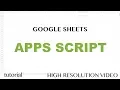 Google Sheets Scripts Tutorial - Get Set Cell Value in Other Sheets