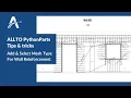 Tips and tricks - Add Select Mesh type for Wall Reinforcement PythonParts