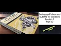 Python Crash Course for Windows Section 1 Pg 1-20