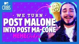 Download Turning Post Malone Into 🎸 'Post Ma-Cone' 🍦| Meme Cakes | MTV MP3