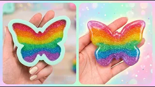 ทำสไลม์เรนโบว์และป๊อบอิทกระดาษ DIY! 🌈✨ งานประดิษฐ์ของเล่นสุดคลายเครียด
