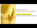 Gold Price Prediction using with Python Machine Learning Projects Random Forest Regressor