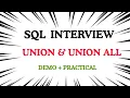 SQL interview Explained possible questions Union Union ALL
