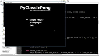 A clone of the classic pong game written in Python Pygame