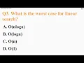 Searching sorting and hashing techniques - Data Structure Important MCQs