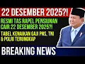 Lagu RESMI TAS🔴 RAPEL PENSIUNAN CAIR 22 DESEMBER 2025?! 💥 TABEL KENAIKAN GAJI PNS, TNI \u0026 POLRI TERUNGKAP