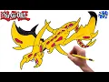 How to Draw Curse of dragon from Yugioh Easy Step by Step