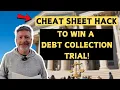 Cheat Sheet Hack to Win a Debt Collection Trial