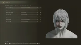 Elden Ring Female Character Creation Porcelain Vampire