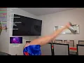 Aya Tanjali doing kart wheel