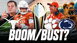 BOOM or BUST for the CFP Is Texas GUARANTEED to make the field This year s Penn State Clemson