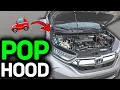 How To Pop Hood Honda CRV - 2021 2022 2023 2024 2026
