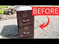 The BRILLIANT new way people are using old file cabinets for their porch