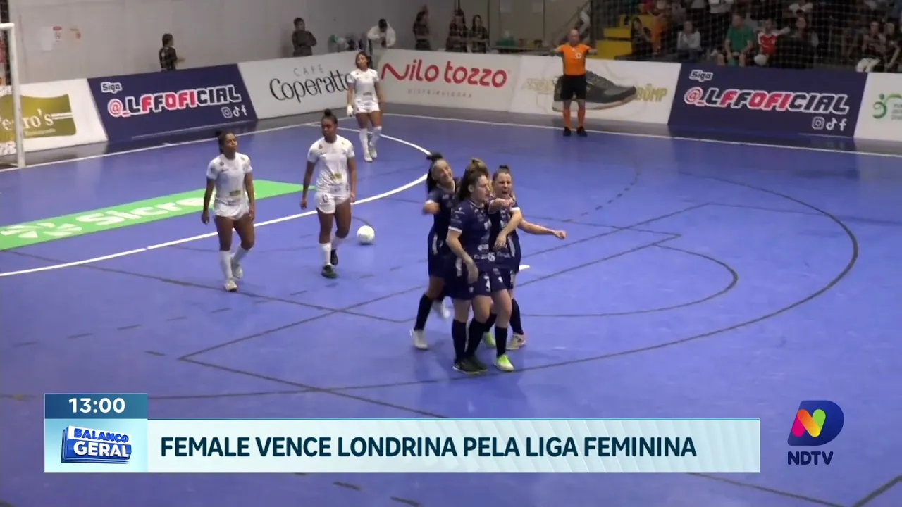 Female vence Londrina, pela terceira rodada da Liga Feminina de Futsal