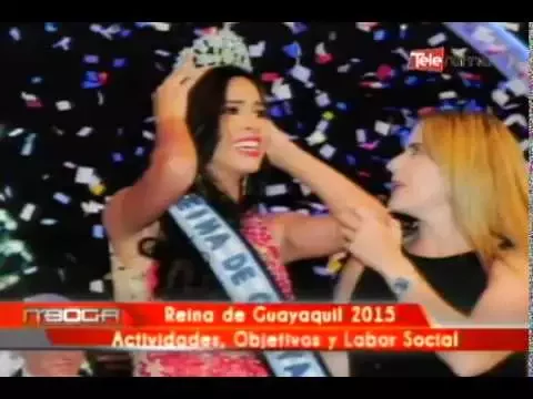 Reina de Guayaquil 2015 actividades, objetivos y labor social