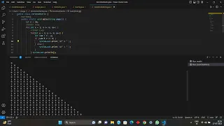 Zero One Matrix Pattern using Java on Visual Studio Code Explore With Sougata