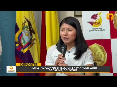 Triatletas azuayos brillaron en Panamericano de Calima, Colombia