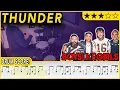Download Lagu Thunder - BOYS LIKE GIRLS | DRUM SCORE Sheet Music | #433 DRUMSCRIBE