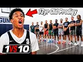 Ranked 7th Grader vs 10 Grown Men