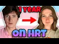 1 Year On HRT Transgender MTF Timeline