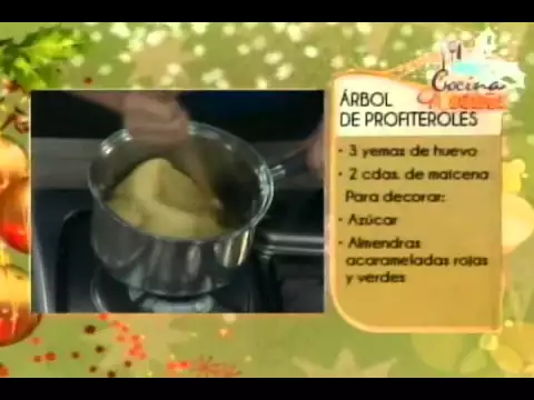 Árbol de profiteroles