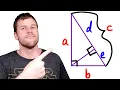 Proof of Pythagorean Theorem with Similar Triangles