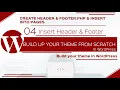 Header footer - WordPress Theme Development from Scratch
