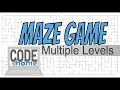 Code Home Maze Game Levels