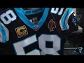 Thomas Davis will wear the Walter Payton Man of the Year Patch