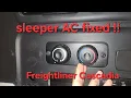 Sleeper AC fixed Freightliner Cascadia