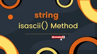 RK isascii string method in python