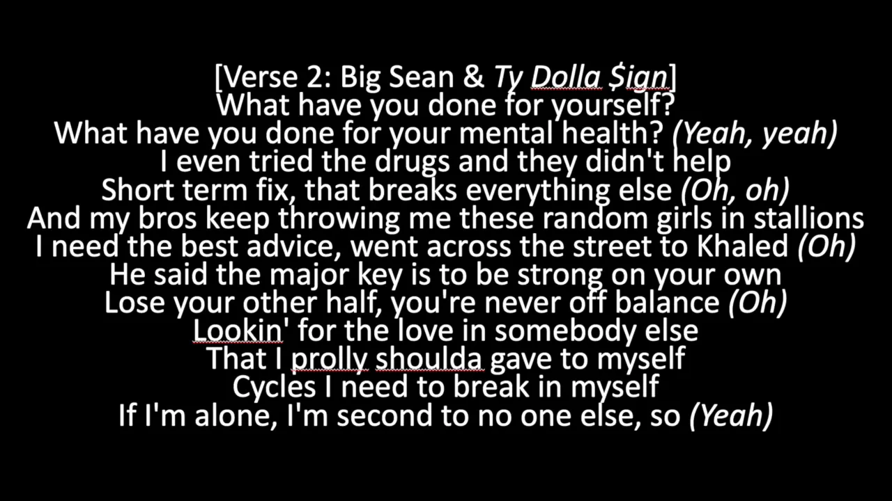 Big Sean - Single Again (Official Lyrics)