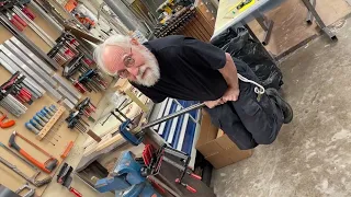 15 June 2022. Hjärtstocken the rudder axis   it will be stronger than a skeg.