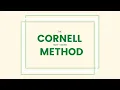 The Cornell Note-Taking Method