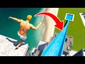 Flipping Into a MEGA WATER SLIDE Tricking 0