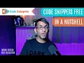 Code Snippets Free in a Nutshell