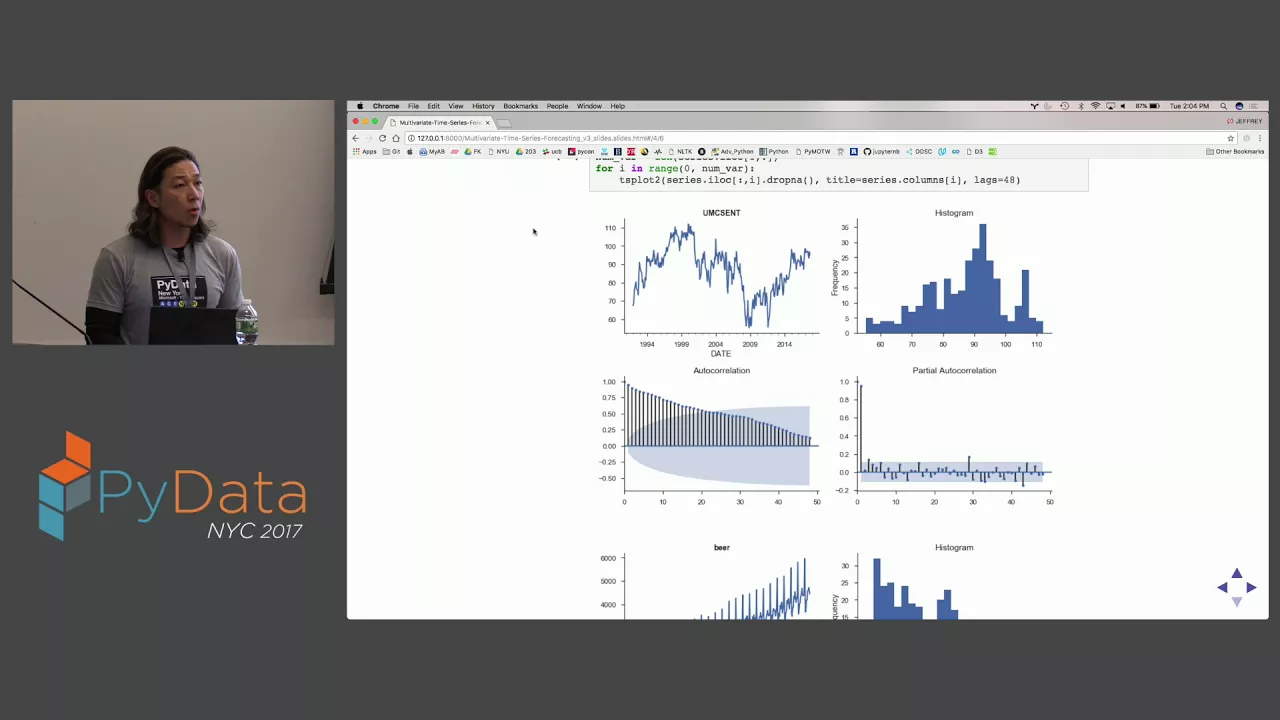 Jeffrey Yau: Time Series Forecasting using Statistical and Machine Learning Models | PyData NYC 2017