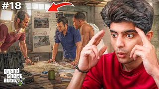 WE PLANNED THE BIGGEST BANK ROBBERY | GTA 5 PART 18 (HINDI DUBBED)