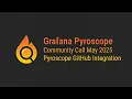 Grafana Pyroscope Pyroscope GitHub Integration Community Call May 2025