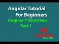 Angular 7 Directives Part 1 Angular tutorial