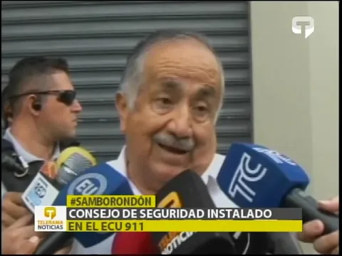 Consejo de seguridad instalado en el ECU911