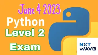 Nxtwave Python Level 2 Exam Answers