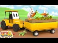 Download Lagu Construction Vehicles Assembly Show-assemble excavator for kids-backhoe loader and crane truck.