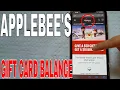 How To Check Applebee s Gift Card Balance Online