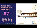 Turbo Sort CodeChef Solution in JAVA in easy way Hindi