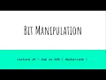 Lecture 19 - Sum vs XOR Hackerrank Bit Manipulation Tutorial
