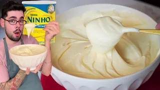 RECHEIO MOUSSE DE NINHO PARA BOLOS E TORTAS | SUPER CREMOSO