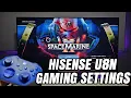 Hisense U8N Gaming settings